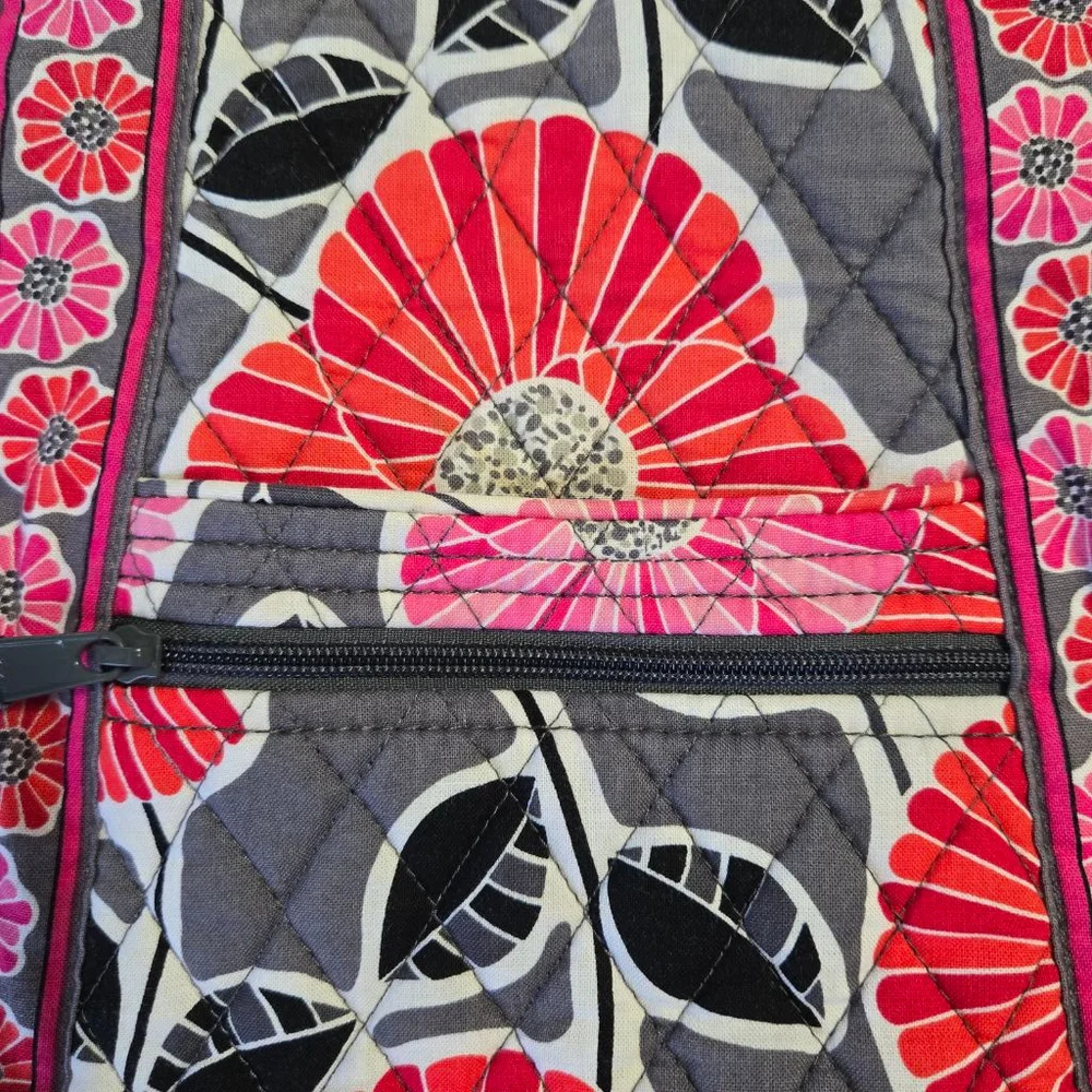 Vera Bradley Cherry Blossoms Quilted Hipster Floral Crossbody Bag - Picture 4 of 10